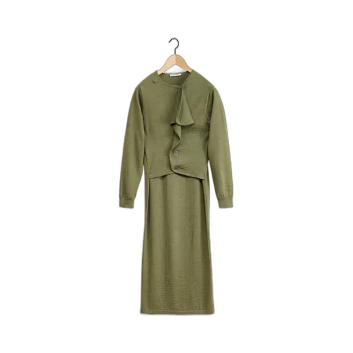 Cardigan Wool Dress