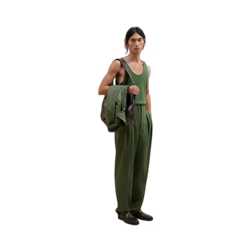Lemaire Pleated Tapered Leg Trousers