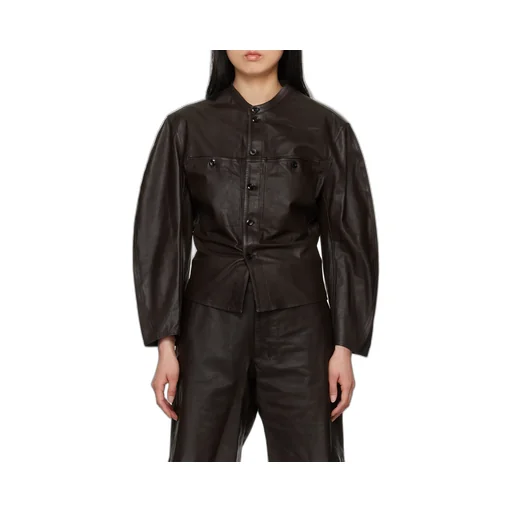 Curved Sleeve Jacket