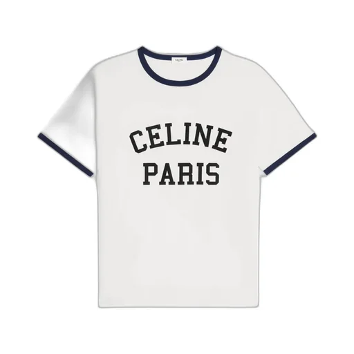 Celine Paris Loose T-Shirt In Cotton Jersey