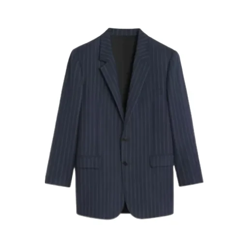 Bnf Blazer In Striped Wool