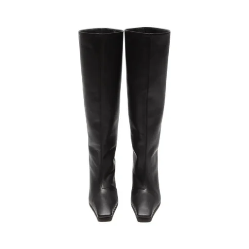 Acne Studios Logo Debossed High Heel Boots