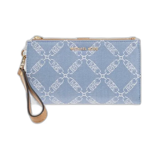 Monogram-Jacquard Denim Wallet