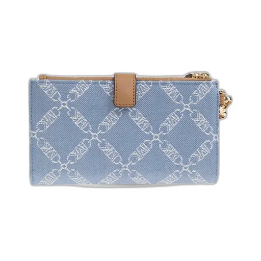 Monogram-Jacquard Denim Wallet