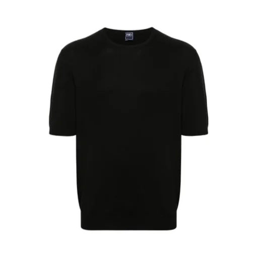 Fedeli Fine-Knit Crewneck T-Shirt