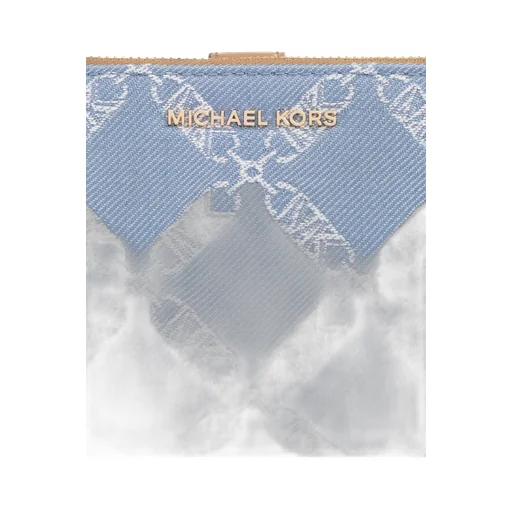 Monogram-Jacquard Denim Wallet