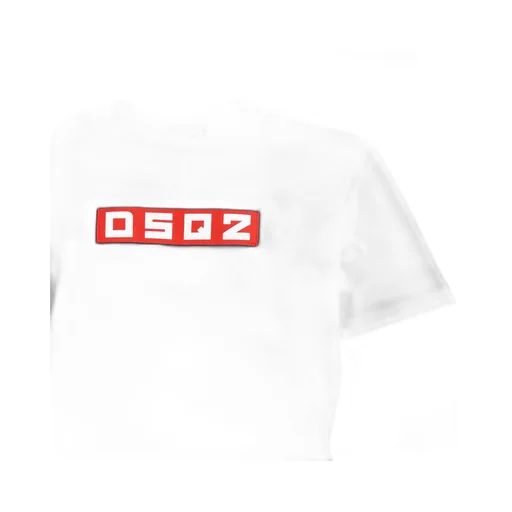 Dsquared2 D2 Logo Patch Crewneck T-Shirt