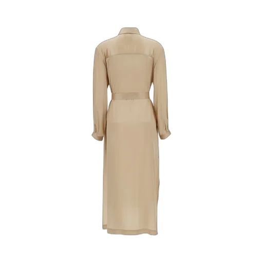 Lapel Long-Sleeved Dress