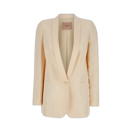 Twinset V-Neck Single-Breasted Blazer