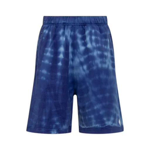Marcelo Burlon County Of Milan Logo Embroidered Soundwaves Shorts