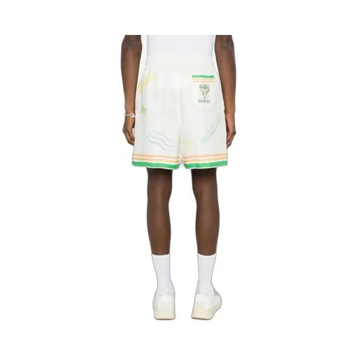 Casablanca Casa Blanca Graphic Printed Shorts