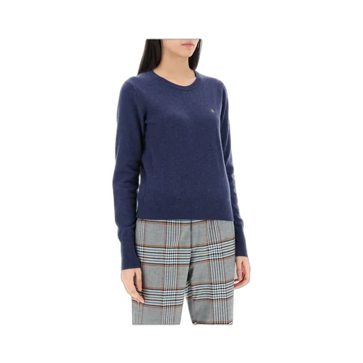 Vivienne Westwood Orb-Embroidered Crewneck Jumper