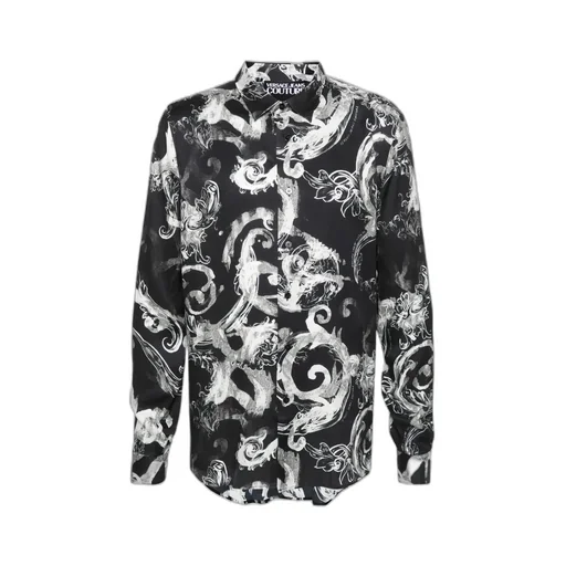 Versace Jeans Couture Allover Printed Long-Sleeved Shirt