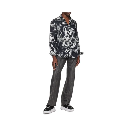 Versace Jeans Couture Allover Printed Long-Sleeved Shirt