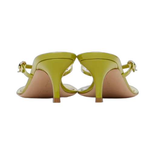 High-Heeled Sandals With Pin-Toe Straps