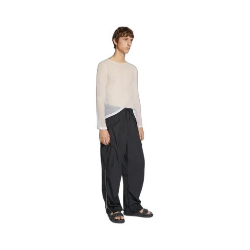 Dries Van Noten Water Repellent Drawstring Cargo Trousers