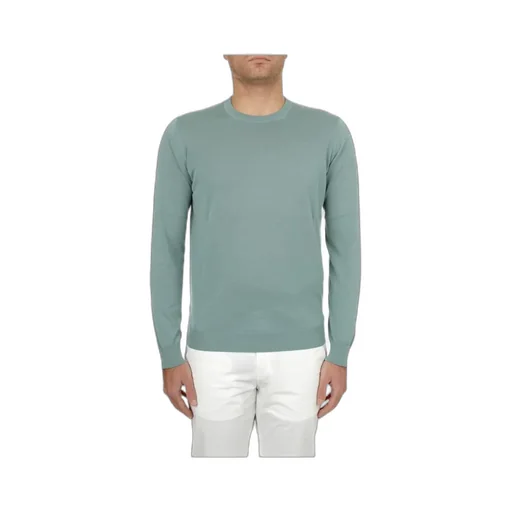 Crew-Neck Cotton Jumper