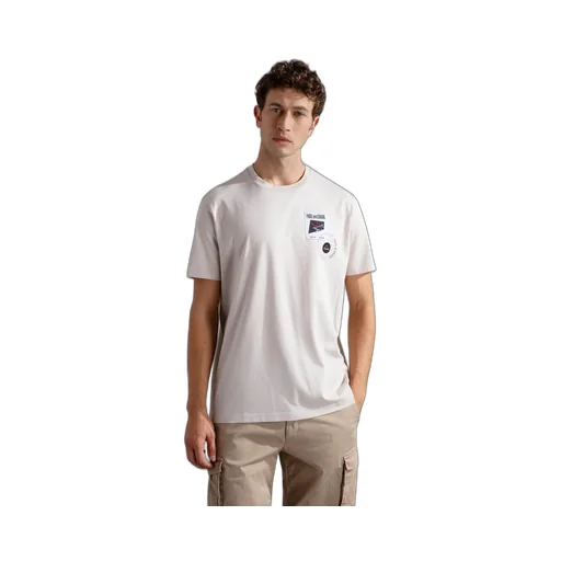 Logo-Patch Cotton T-Shirt