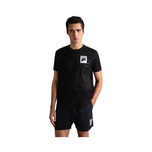 Logo-Patch Cotton T-Shirt