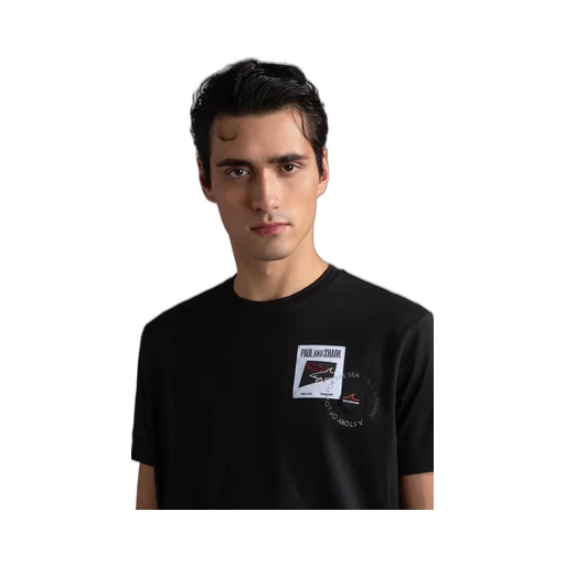 Logo-Patch Cotton T-Shirt