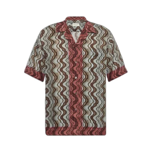 Dries Van Noten Pattern-Printed Short-Sleeved Shirt