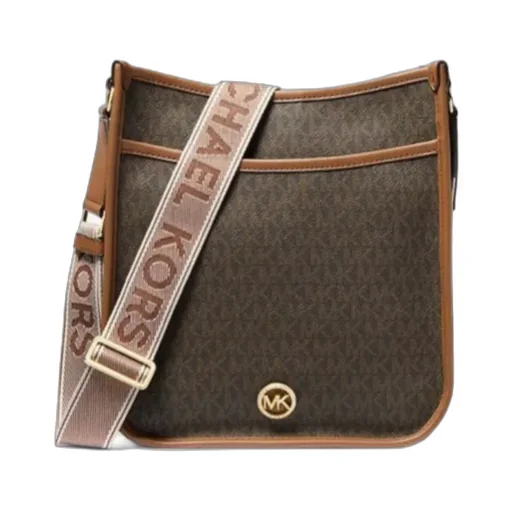 Michael Kors Luisa Large Signature Logo Messenger Bag