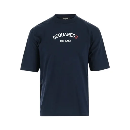 Dsquared2 Logo Printed Loose-Fit T-Shirt