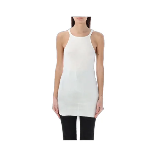 Rick Owens Raw Cut Hem Sleeveless Tank Top