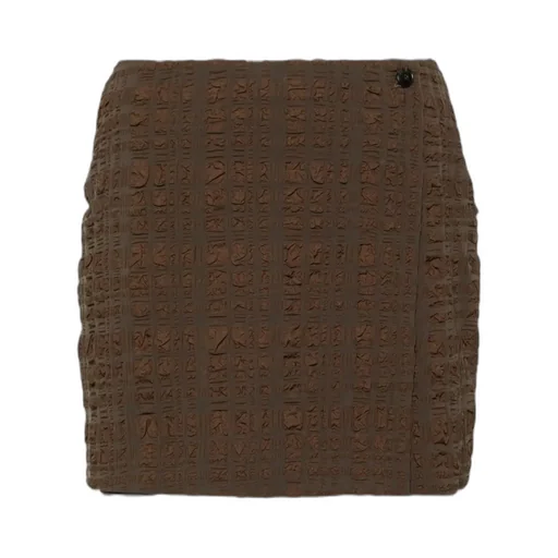 Layered Seersucker Shorts