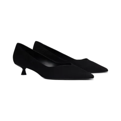 Eva Pointed Low Heels
