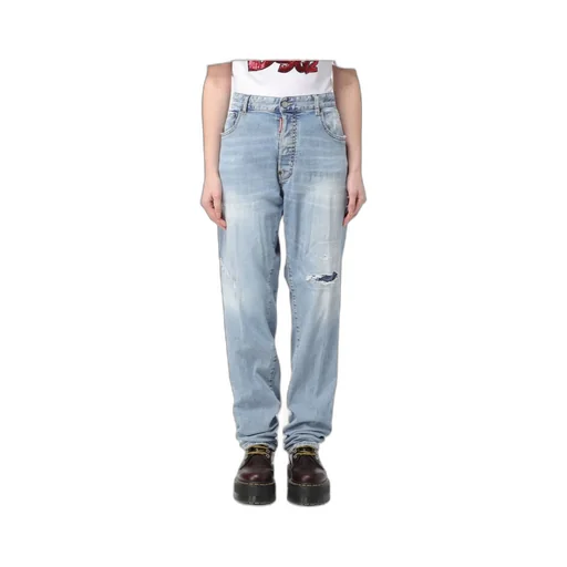 Dsquared2 642 Tapered-Leg Distressed Jeans