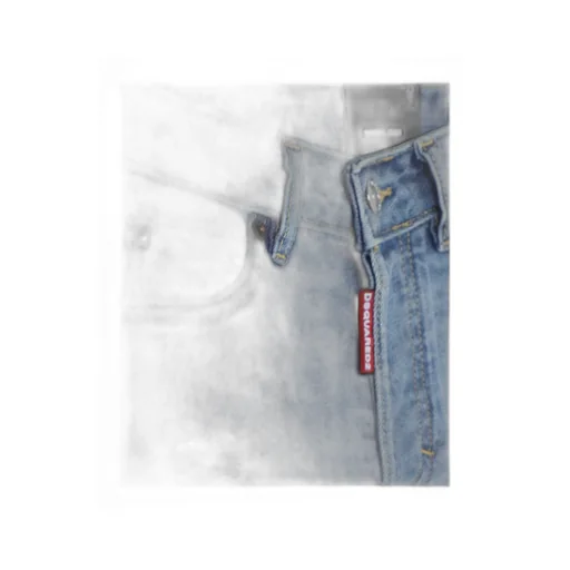 Dsquared2 Kids Logo Patch Distressed Jeans