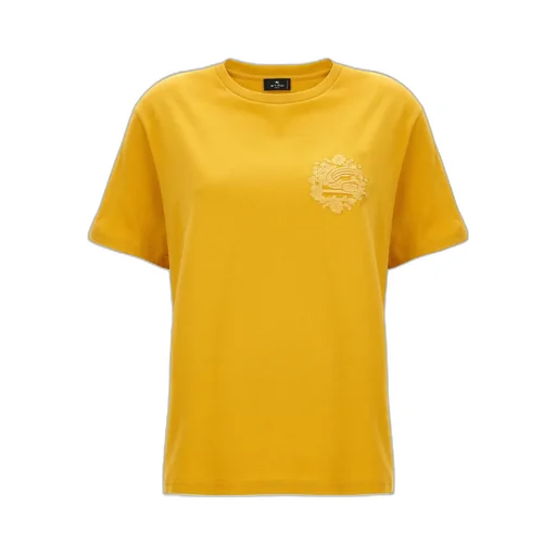 Pegaso-Embroidered Cotton T-Shirt