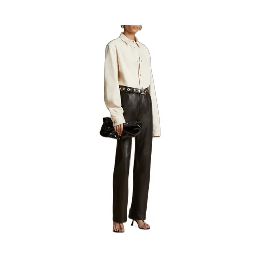 Khaite Stud-Detailed Buckled Belt