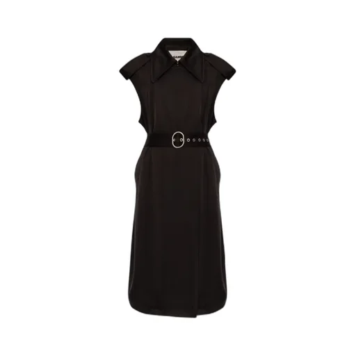 Jil Sander Sleeveless Belted Trench Coat