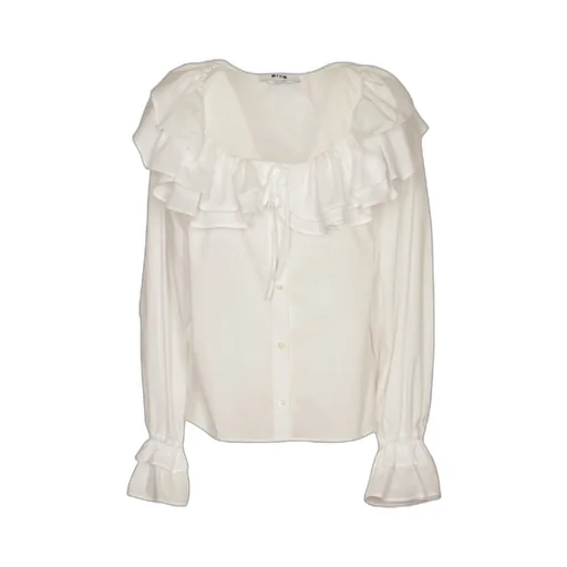 Msgm Ruffle Detailed Blouse