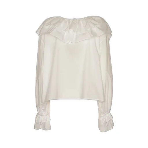 Msgm Ruffle Detailed Blouse