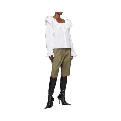 Msgm Ruffle Detailed Blouse