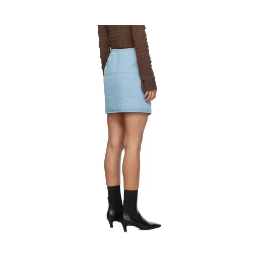 Wrap Denim Skirt
