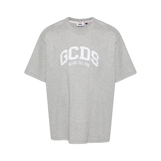 Gcds Logo Embroidered Crewneck T-Shirt