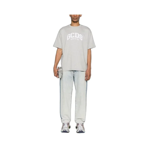Gcds Logo Embroidered Crewneck T-Shirt