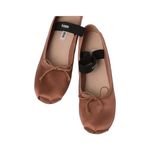 Bow Logo Ballet Shoes