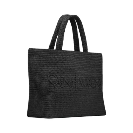 Saint Laurent Logo Detailed Tote Bag