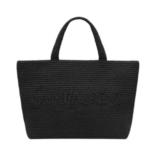 Saint Laurent Logo Detailed Tote Bag