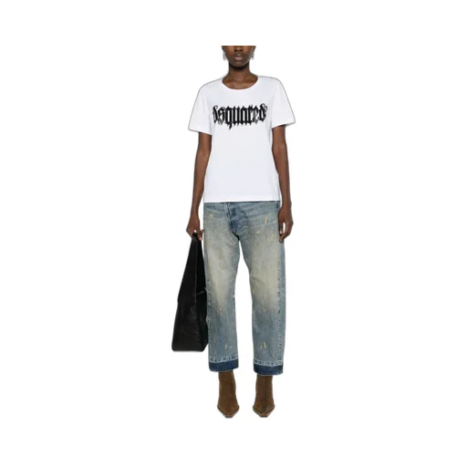 Dsquared2 Logo-Appliqué Crewneck T-Shirt