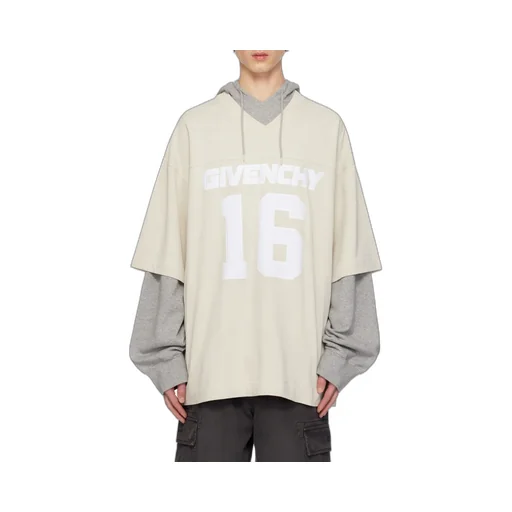 Givenchy Layered Drawstring Hoodie