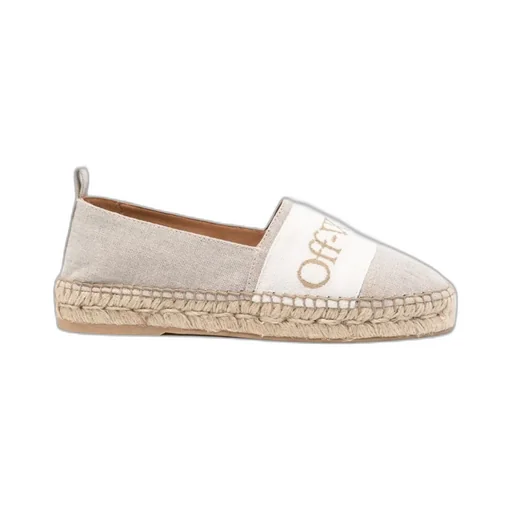 Off-White Bookish Round Toe Slip-On Espadrillas