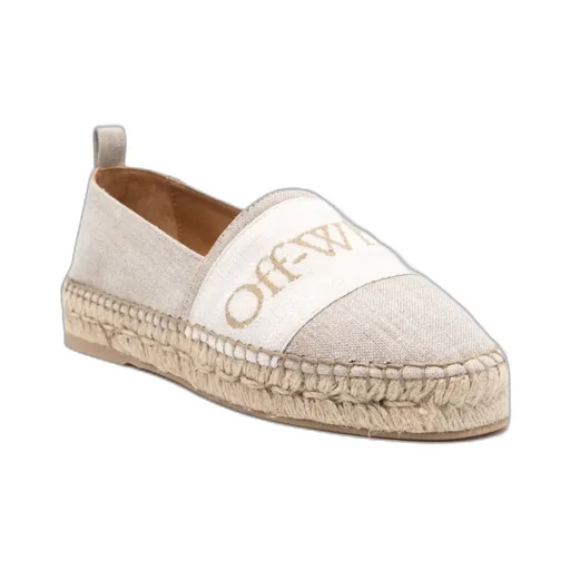 Off-White Bookish Round Toe Slip-On Espadrillas