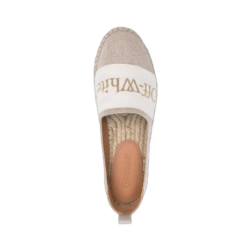 Off-White Bookish Round Toe Slip-On Espadrillas
