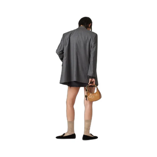 Single-Breasted Prince Of Wales Check Grisaille Jacket